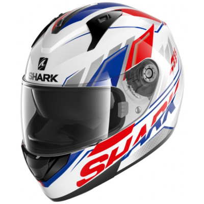 Κράνος μηχανής SHARK RIDILL PLAZ WHITE/BLUE/RED